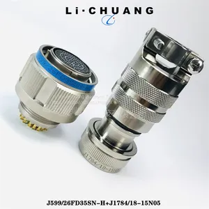 J599 Series Circular Connector Plug Socket J599-20FD35PN-H J599-26FD35SN-H thumbnail-5