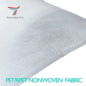 100% Recycled 70gsm Rpet Non-woven Drawstring Shopping Bags Prices Non Woven Fabric Cloth Material thumbnail-3