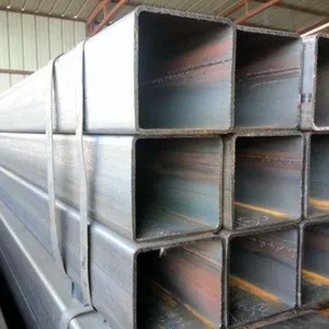 Q345B BLACK WELDED SQUARE STEEL PIPE /TUBE thumbnail-2
