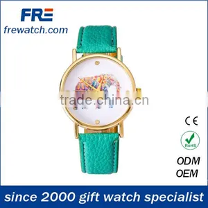 New Promotional pu Leather Wrist Watch for Women Cheap Fashion Womens Watch thumbnail-2