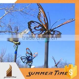 Stainless Steeel Garden Abstract Metal Beautiful Butterfly Sculpture thumbnail-1