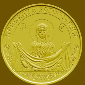 Decorative Customized Coins With Brass/Zinc Alloy Basic Material, Gold Plated/nickel Plated/24K Gold Plated Surface Treatment thumbnail-2