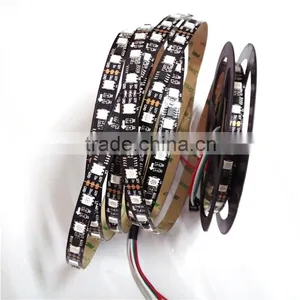 5M 300leds Magic Color WS2811 5050 SMD RGB LED Strip Black PCB 60 LEDs/M DC12V thumbnail-2