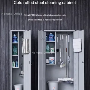 HN-CR9 Chemical Cleaning Locker for Laboratory, Corrosion-Resistant Finish With Hanging Rod & Adjustable Shelving, Easy Assembly thumbnail-1