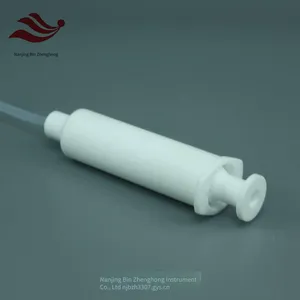50ml Ptfe (teflon) Syringe With Connecting Tube Fitting, Sampler and Injector Resistant to Acid and Alkali Corrosion, Customizable and Processable thumbnail-2