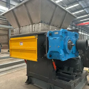 Plastic Bottle Lump Hard Plastic Crusher Machine Grinder Single Shaft Shredder Plastic One Shaft ShredderPlastic Single Shaft Shredder thumbnail-5