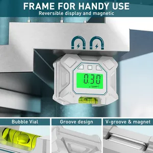 Digital Angle Meter With Bubble Vial thumbnail-5