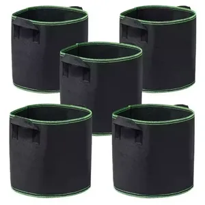 Heavy Duty Garden Fabric Grow Bags With Handles thumbnail-1