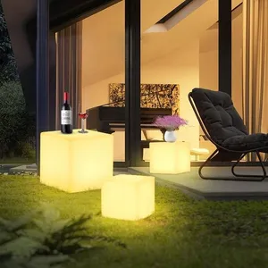 Commercial LED Cube Table Nightclubs Bars & Outdoors-RGB APP Control IP65 Waterproof Customizable Commercial Furniture thumbnail-2