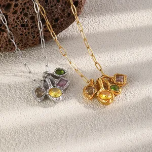 Custom 316L Stainless Steel Necklace & Pendant – Anti-Tarnish, Waterproof, Factory Price, 2-Year Warranty thumbnail-3