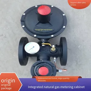 Hongyi Cng Wellhead Gas Pressure Reduction Skid Equipment, Floor-mounted Pressure Regulating Cabinet, Gas Pressure Regulating, Metering and Odorizing Cabinet thumbnail-5
