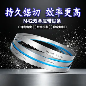 Hongshengjie Band Saw Blades 5115*41, Made of Bimetallic Material, Ideal for Cutting Square Tubes thumbnail-1