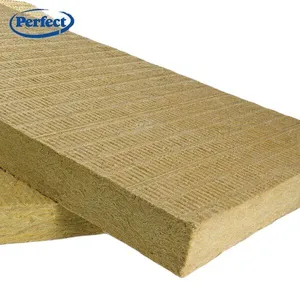 Rock Wool Insulation Board for Exterior Wall Roof and Industrial Thermal Insulation thumbnail-1