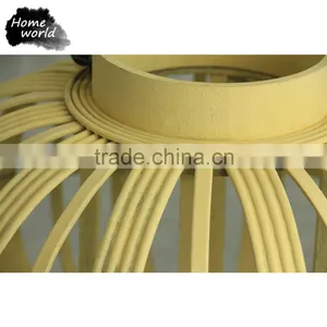 Traditional Chinese Folk Art Yellow Mini Bamboo Weaved Candler Lantern Wedding Favors thumbnail-4