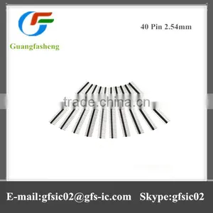40 Pin 2.54mm Single Row Male Pin Header Strip thumbnail-1