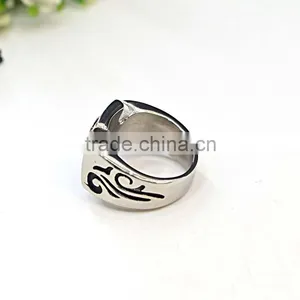 Catholic Jewelry Vintage Cross Stainless Steel Ring thumbnail-3