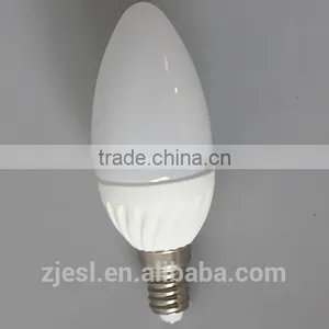 Factory Price Ceramic 330lm 4w Dimmable E14 Led Candle Light thumbnail-5