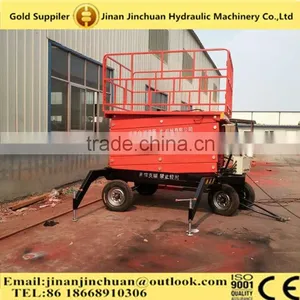 4-16m 300-1000kgs Electric Motor Lift Drive / Actuation and Scissori Lift Mechanism Electric Scissor Lift Tables thumbnail-1