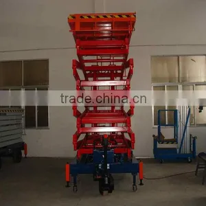 6m 0.3-0.5ton Hydraulic Scissors Working Platform Lift thumbnail-3