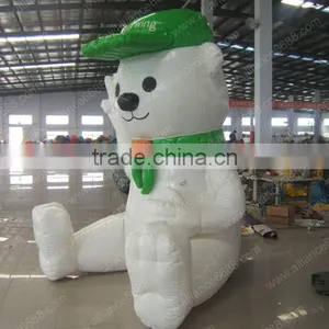 2014 Advertising Model Victory Bear Inflatable Cartoon thumbnail-1