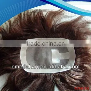 Whosale Black Men Lace Front Wigs,natural Hair Wig for Men thumbnail-1