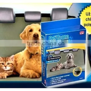 AS SEEN ON TV PetZoom Auto Pet Car Seat Cover Water Proof for Dogs Cats thumbnail-4