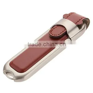 Wholesale China Bulk 4gb Leather Usb Flash Drives With LOGO thumbnail-3