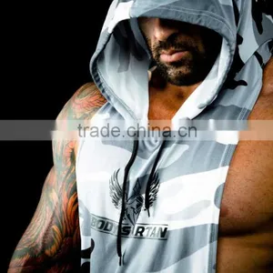 Camoflauge Design Gym Vests thumbnail-3