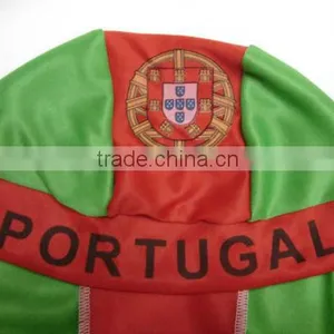 Newest Portugal Flag Head Tie Scarf,souvenir Hat Sport Fans Different Country Flag Head Tie Scarf, Promotional Gife Cap thumbnail-1
