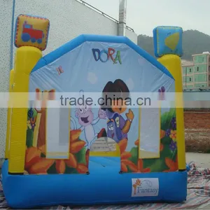 Dora Inflatable Jumping Castle / Kids Castle Beds / Castle Inflatable thumbnail-1