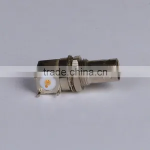 Female Gender BNC Right Angle Pcb Mount rf Connector thumbnail-3