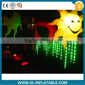 New Brand Party Lights Supply Inflatable Star,sun With Led Light for Night Club,stage Decoration thumbnail-1
