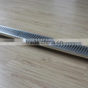 Audemar C Series Fold Edge Shallow Design Steel Bathroom Floor Drain thumbnail-1