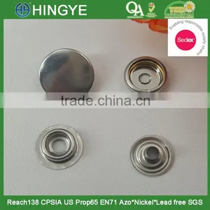 2 Pillar Sedex Audited Factory Cheap Stainless Steel Metal Snap Popper Studs Button Quality Choice thumbnail-1