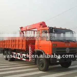 DONGFENG 10 Tons Double Axles Truck Mounted Crane Factory Directly Sales thumbnail-1