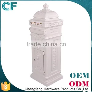 The Most Popular Style In Europe High Output Residential Outdoor Garden Aluminum Mailbox From China thumbnail-1