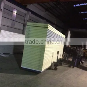 75mm Thickness PU Foam Sandwich Wall Panel, Wall Sandwich Panel Price for Refrigerating Room thumbnail-5