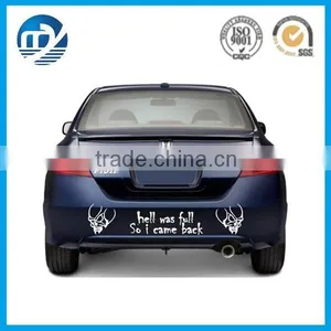 Custom Printed Vinyl Car Sticker / Adhesive Car Window Decal Quality Choice thumbnail-1