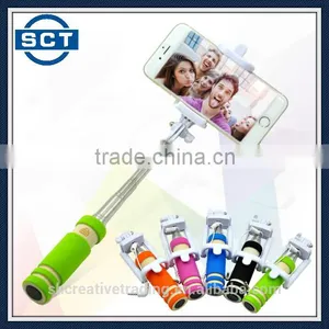 Lovely Selfie Sticks Extendable Wired Selfie Stick Lovely Colors Cute Selfie Sticks thumbnail-2