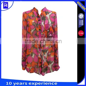INK LEOPARD LARGE PINK Print Shirt thumbnail-1