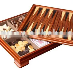 Multi Wooden Chess Set thumbnail-1