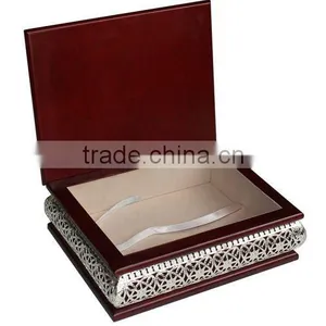 Wooden Trinket Boxes With Matal Inlay thumbnail-1