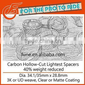Bicycle Parts Hollow-Cut Carbon Spacer thumbnail-1