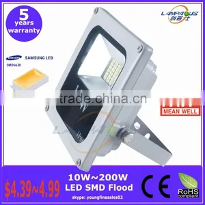 Factory Price Meanwell Driver 85-265v ac Led Outdoor Garden Light Ip65 Waterproof 5730 Smd Led Flood 10w thumbnail-1