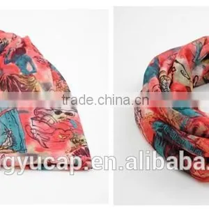 Fashion Summer Set of Thin Head Scarf/Multi-function Scarf thumbnail-3