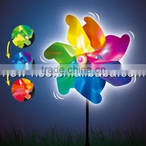 Color Changing Solar Windmill Light thumbnail-1