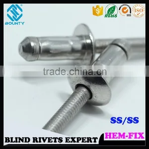 HIGH QUALITY HOT SELLING FACTORY HIGH STRENGTH HEM-LOK BLIND RIVETS FOR SOLAR PANEL thumbnail-3