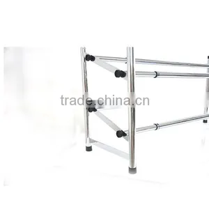 Multipurpose Flexible Floding Metal Wire Stainless Steel Iron Tubes With Plated Shoe Rack Shoe Shelf for Cabinet for Living Room thumbnail-4