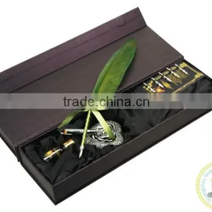 Experienced Factory Wholesale Feather Pen Set thumbnail-1