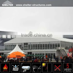 15x15m Outdoor Big Luxury Event Wedding Party Tent Double Decker for Sale by SHELTER thumbnail-2